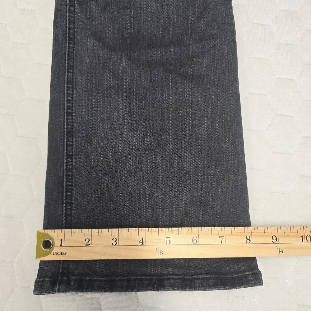 Mother The Tripper Ankle Jeans Women's 29 Gray High Rise Button Fly Stretch